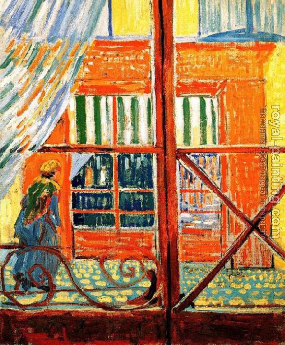 Vincent Van Gogh : A Pork-Butchers Shop Seen from a Window
